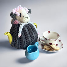 Load image into Gallery viewer, Crocheted Sheep Tea Cosy